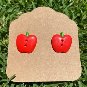 Apple Stud Earrings